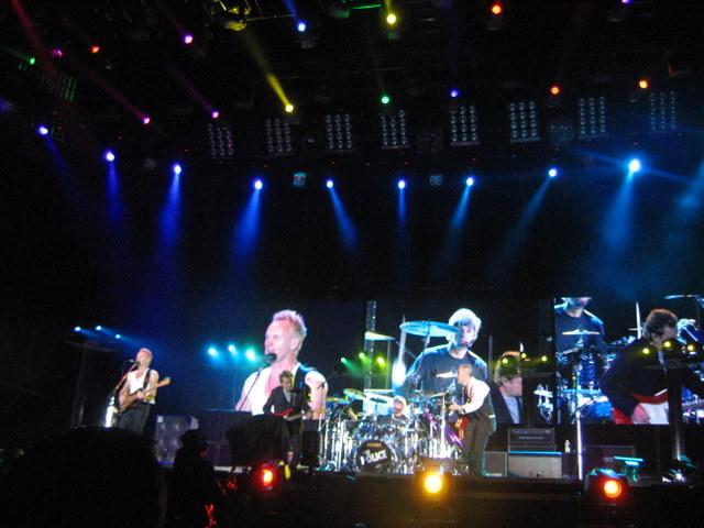 Henry Padovani and the Police on stage Live in Paris