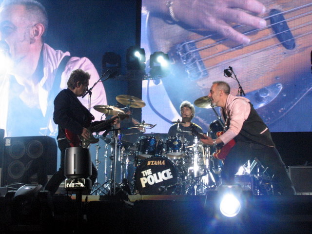 Henry Padovani and the Police on stage Live in Paris