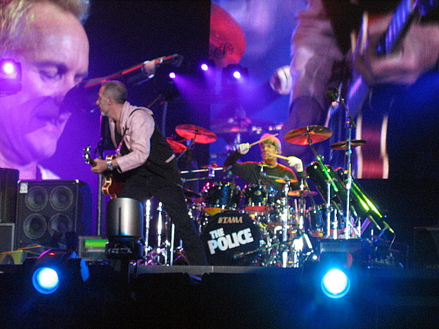 Henry Padovani and the Police on stage Live in Paris