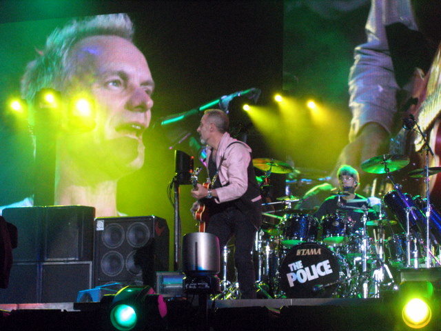 Henry Padovani and the Police on stage Live in Paris