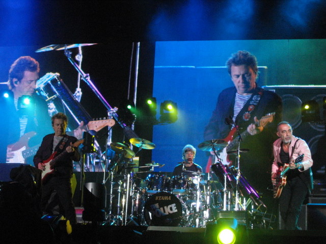 Henry Padovani and the Police on stage Live in Paris