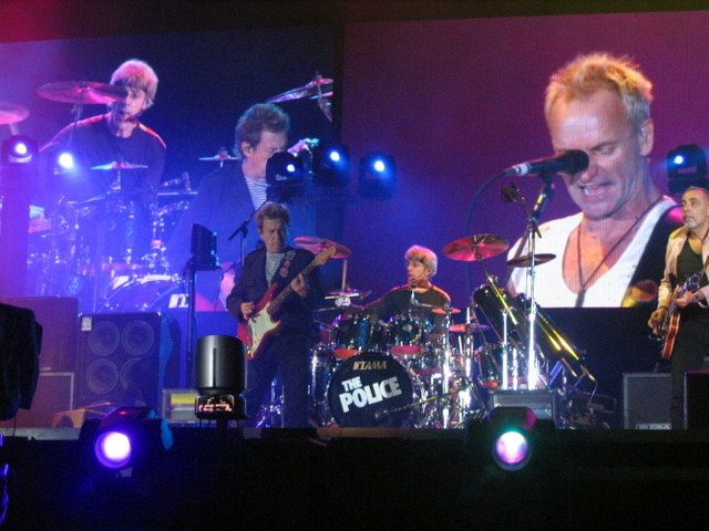 Henry Padovani and the Police on stage Live in Paris