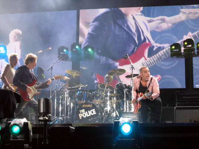 Henry Padovani and the Police on stage Live in Paris