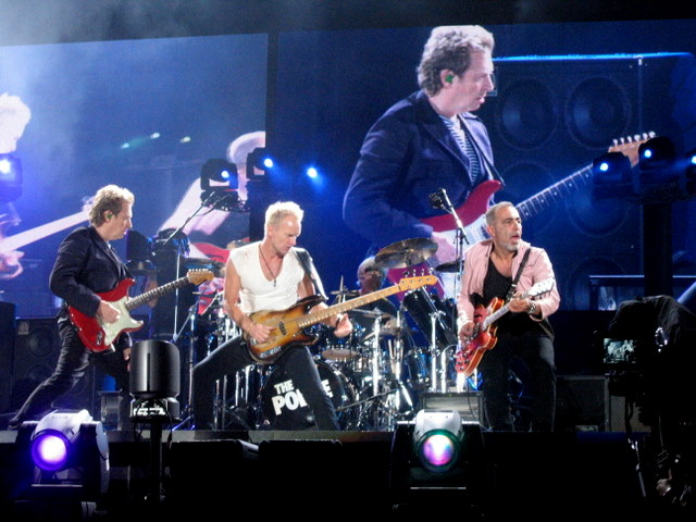 Henry Padovani and the Police on stage Live in Paris